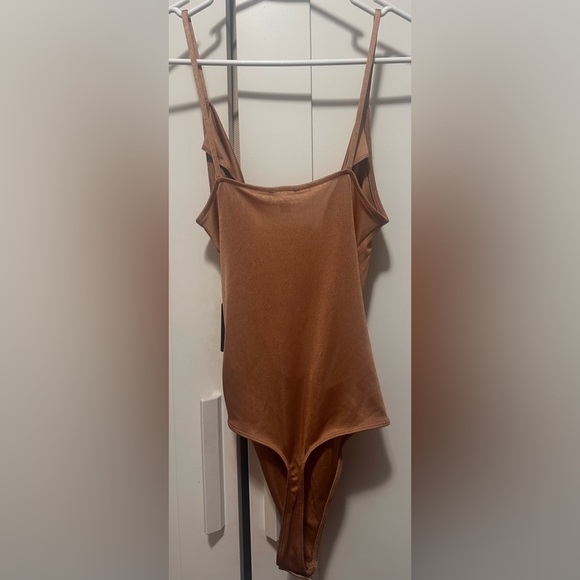 Express Tan/Bronze Bodysuit size‎ S - Picture 5 of 6